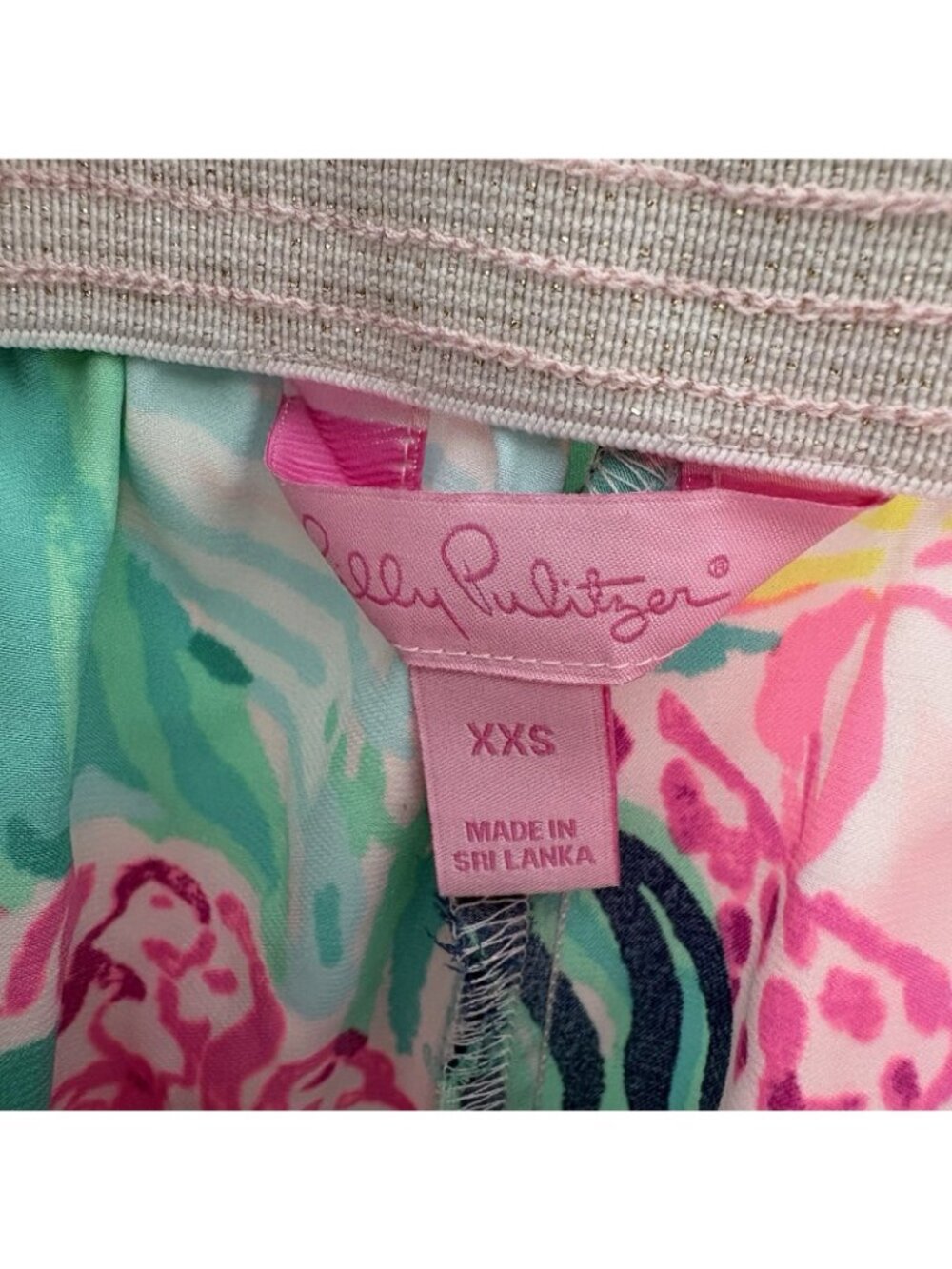 Lilly Pulitzer Women XXS Tropical Preppy Beach Multi Via Flora Rylan Short - Picture 7 of 9